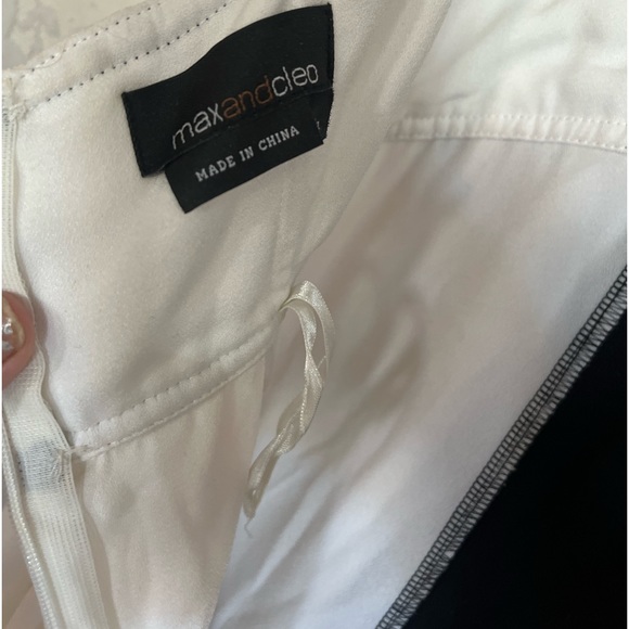 Max & Cleo Black & White Halter Maxi Dress 🌵4 - Picture 5 of 16